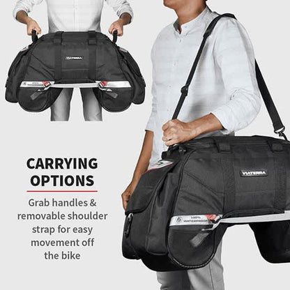 viaterra claw mini 48l waterproof tail bag 1 