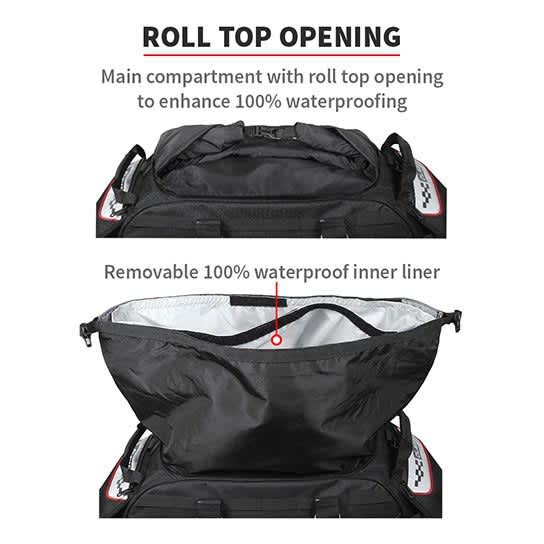 viaterra claw mini 48l waterproof tail bag 13 