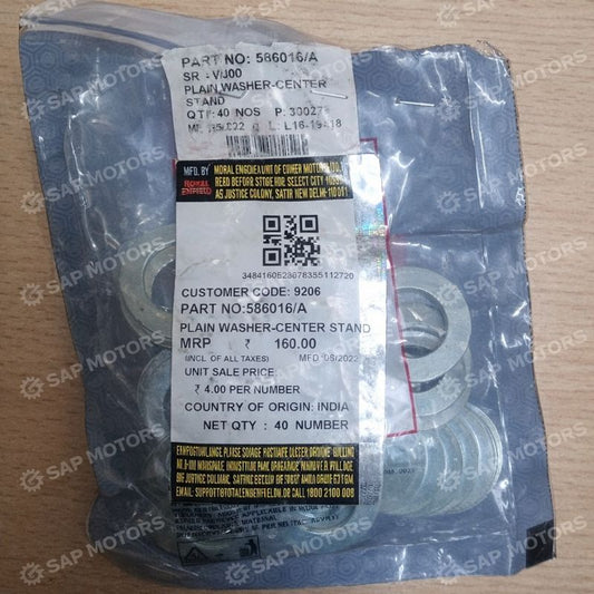 ROYAL ENFIELD 586016/A - PLAIN WASHER CENTER STAND