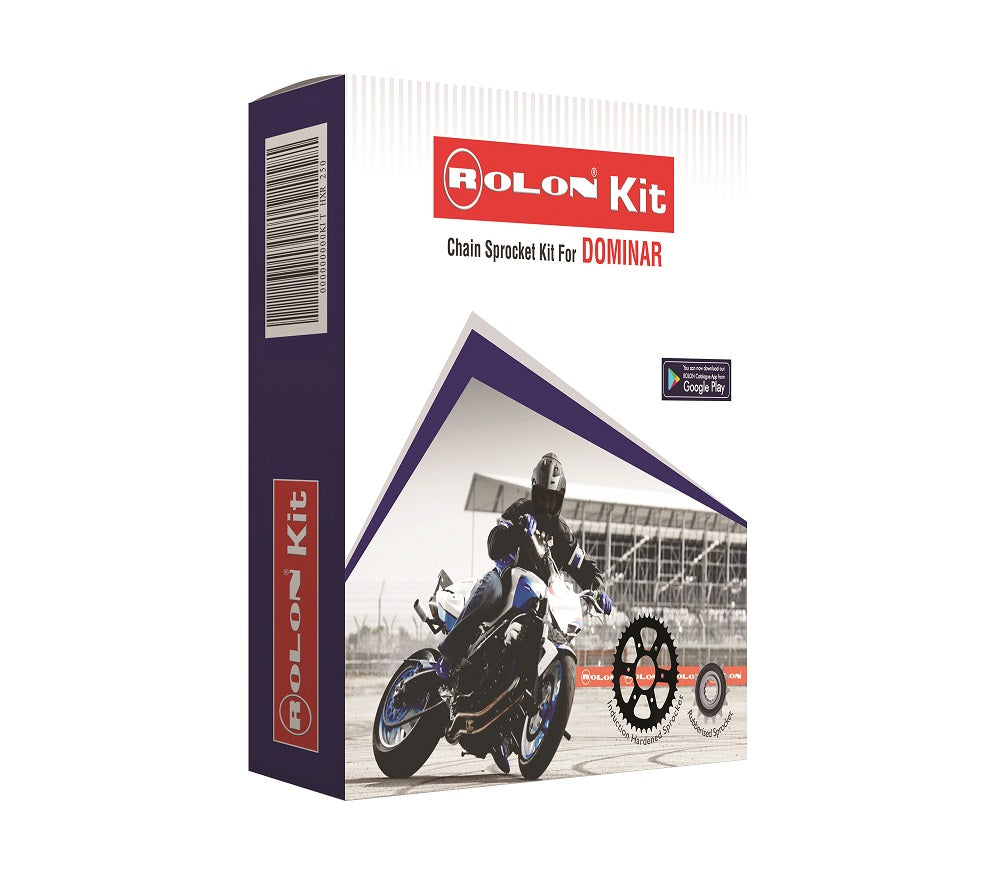 Rolon Chain Sprocket kit for Bajaj DOMINAR 400 KIT HXR 250